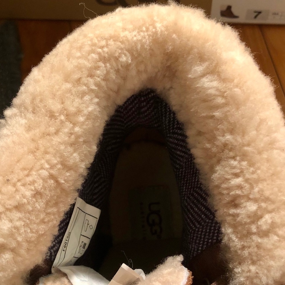 UGG Zea Waterproof Lined Wedge Shearling Boot 7 - Picture 6 of 10